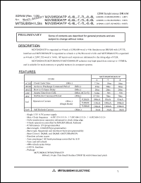 datasheet for M2V28S20ATP-6 by Mitsubishi Electric Corporation, Semiconductor Group