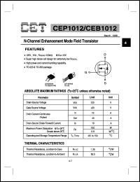 datasheet for CEB1012 by Chino-Excel Technology Corporation