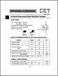 datasheet for CEP4050AL by Chino-Excel Technology Corporation