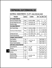datasheet for CEP6030LS2 by Chino-Excel Technology Corporation