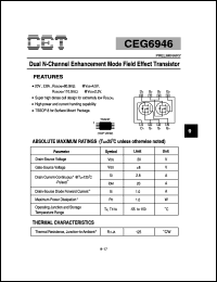 datasheet for CEG6946 by Chino-Excel Technology Corporation