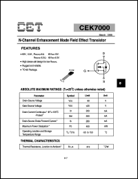 datasheet for CEK7000 by Chino-Excel Technology Corporation