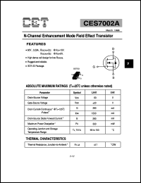datasheet for CES7002A by Chino-Excel Technology Corporation