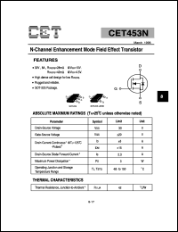 datasheet for CET453N by Chino-Excel Technology Corporation