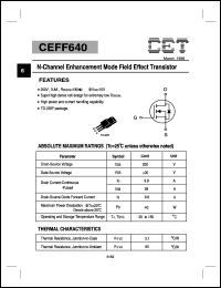 datasheet for CEFF640 by Chino-Excel Technology Corporation