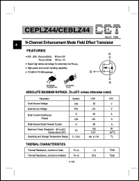 datasheet for CEBLZ44 by Chino-Excel Technology Corporation