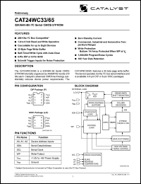 datasheet for CAT24WC65JA-1.8TE13 by 