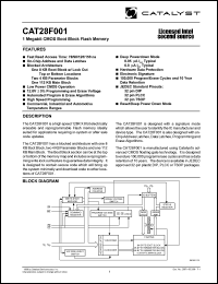 datasheet for CAT28F001N-90TT by 