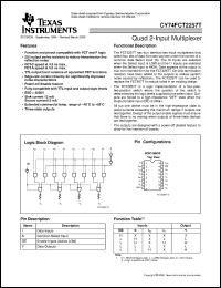 datasheet for CY74FCT2257ATQC by Texas Instruments