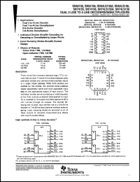 datasheet for SN54155J by Texas Instruments