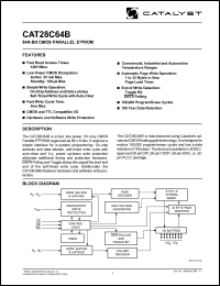 datasheet for CAT28C64BT13-15T by 