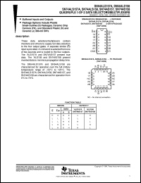 datasheet for SN54ALS157AJ by Texas Instruments