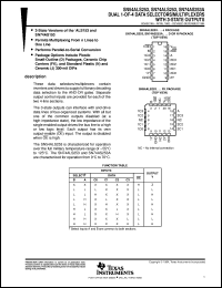 datasheet for SN54ALS253J by Texas Instruments
