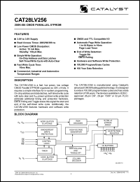 datasheet for CAT28LV256NA-30T by 