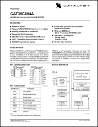 datasheet for CAT35C804AJ-TE13 by 