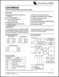 datasheet for CAT34WC02UI-1.8TE13 by 