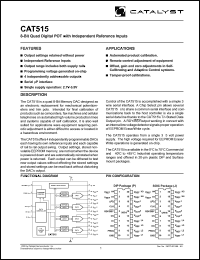 datasheet for CAT515P-TE13 by 