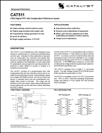 datasheet for CAT511P-TE13 by 