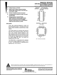 datasheet for SN54HC251J by Texas Instruments
