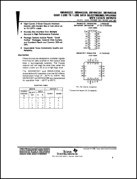 datasheet for SN54HC257J by Texas Instruments