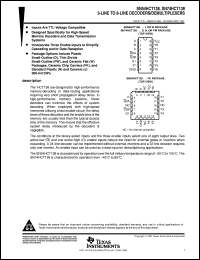 datasheet for JM38510/65852BEA by Texas Instruments