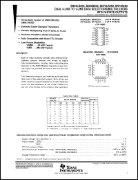 datasheet for JM38510/30908BFA by Texas Instruments
