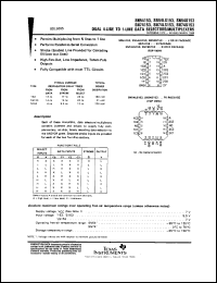 datasheet for JM38510/07902BFA by Texas Instruments