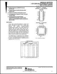 datasheet for SN74F251BN by Texas Instruments