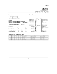 datasheet for GL3812 by 