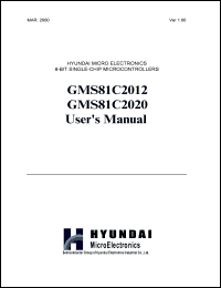 datasheet for GMS87C2020K by 