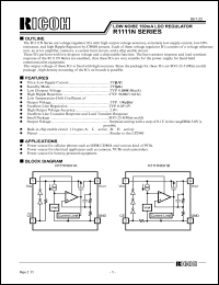 datasheet for R1111N221A-TR by 