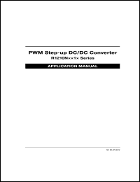 datasheet for R1210N291C-TL by 