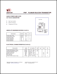 datasheet for 2SA1301 by Wing Shing Electronic Co. - manufacturer of power semiconductors