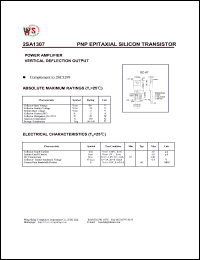 datasheet for 2SA1307 by Wing Shing Electronic Co. - manufacturer of power semiconductors