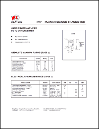 datasheet for 2SA1939 by Wing Shing Electronic Co. - manufacturer of power semiconductors