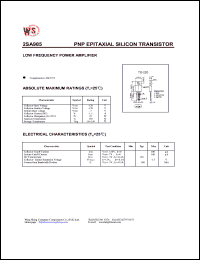 datasheet for 2SA985 by Wing Shing Electronic Co. - manufacturer of power semiconductors