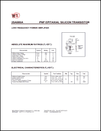 datasheet for 2SA986A by Wing Shing Electronic Co. - manufacturer of power semiconductors