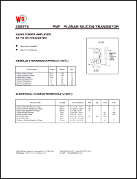 datasheet for 2SB778 by Wing Shing Electronic Co. - manufacturer of power semiconductors