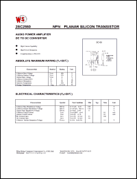 datasheet for 2SC2580 by Wing Shing Electronic Co. - manufacturer of power semiconductors