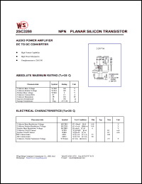 datasheet for 2SC3280 by Wing Shing Electronic Co. - manufacturer of power semiconductors
