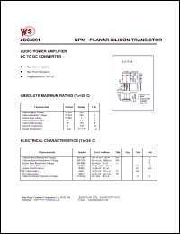 datasheet for 2SC3281 by Wing Shing Electronic Co. - manufacturer of power semiconductors