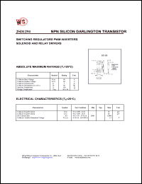 datasheet for 2SD1294 by Wing Shing Electronic Co. - manufacturer of power semiconductors