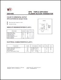 datasheet for 2SD1402 by Wing Shing Electronic Co. - manufacturer of power semiconductors