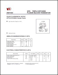 datasheet for 2SD1432 by Wing Shing Electronic Co. - manufacturer of power semiconductors