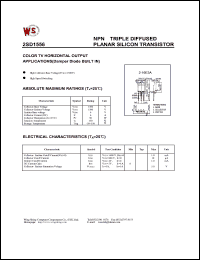 datasheet for 2SD1556 by Wing Shing Electronic Co. - manufacturer of power semiconductors