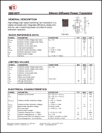 datasheet for 2SD1577 by Wing Shing Electronic Co. - manufacturer of power semiconductors