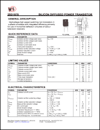 datasheet for 2SD1878 by Wing Shing Electronic Co. - manufacturer of power semiconductors