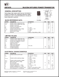 datasheet for 2SD1879 by Wing Shing Electronic Co. - manufacturer of power semiconductors