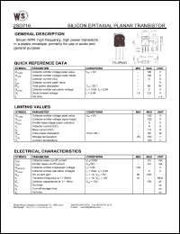 datasheet for 2SD716 by Wing Shing Electronic Co. - manufacturer of power semiconductors