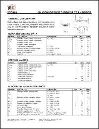 datasheet for 2SD870 by Wing Shing Electronic Co. - manufacturer of power semiconductors